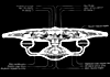 Enterprise-D aft view schematic