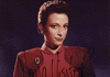 Major Kira Nerys with autograph