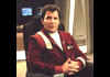 Captain Kirk in his bridge chair