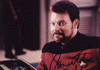 Commander W. Riker with autograph