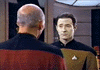 (Picard talking to) Data