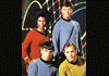 Kirk, Spock, Uhura, and McCoy